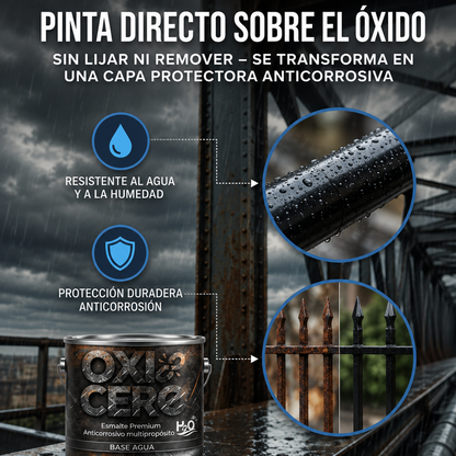 OXICERO® 2X1 - Elimina el oxido Anticorrosivo premium